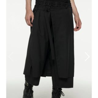 ヨウジヤマモト(Yohji Yamamoto)の《Ground Y》定番ギャバWrap Pants ラップパンツ　yohji(その他)