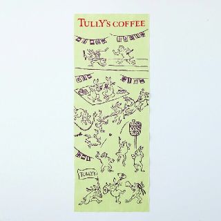 タリーズコーヒー(TULLY'S COFFEE)のタリーズ　かまわぬ　　鳥獣戯画　てぬぐい　運動会(日用品/生活雑貨)