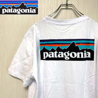 パタゴニア(patagonia)の【新品】patagonia パタゴニア P-6LOGO Tシャツ ホワイト XL(Tシャツ/カットソー(半袖/袖なし))