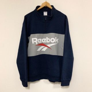 リーボック(Reebok)のReebok(UK)ハーブジップスウェットシャツ　ベクターロゴパッチ(スウェット)