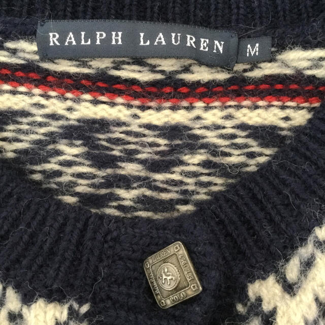 Ralph Lauren(ラルフローレン)のラルフローレン ウール100%ノルディック柄カーディガン レディースのトップス(カーディガン)の商品写真