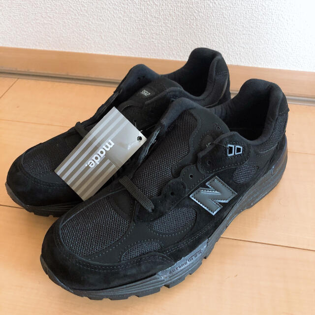 newbalance 992 triple black 27.0cm