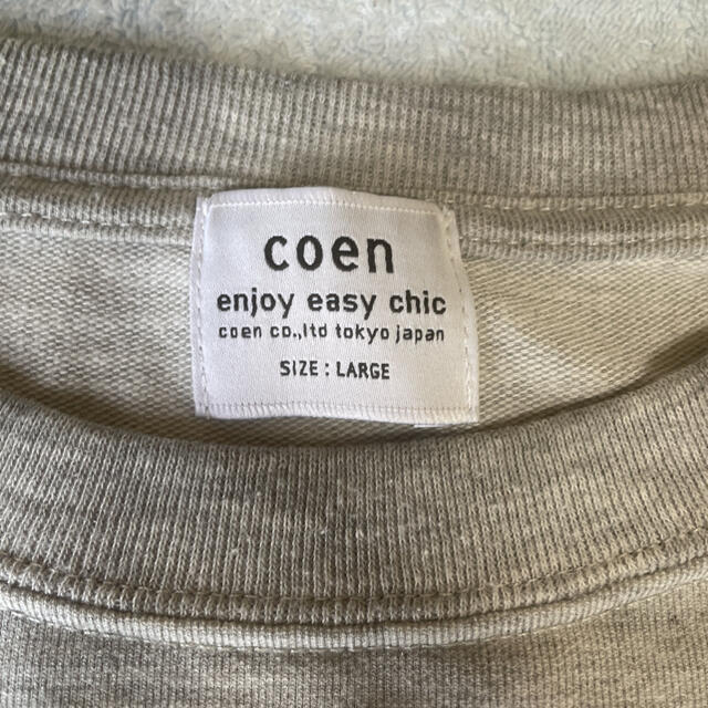 coen(コーエン)のcoen  cut-off  s/s  T-shirt メンズのトップス(Tシャツ/カットソー(半袖/袖なし))の商品写真