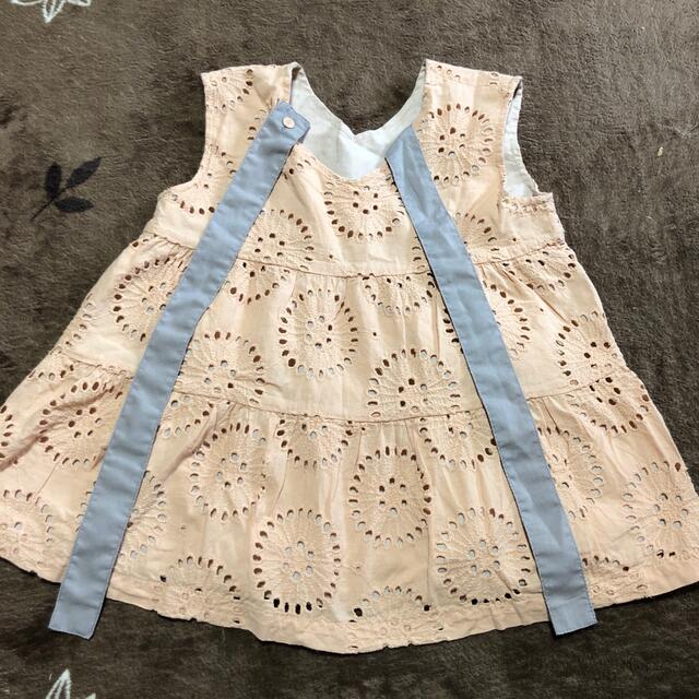 petit main(プティマイン)のpetit main チュニック　夏服　110 キッズ/ベビー/マタニティのキッズ服女の子用(90cm~)(Tシャツ/カットソー)の商品写真