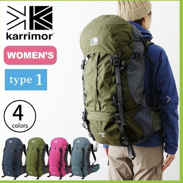 karrimor(カリマー)の新品/karrimor カリマー リッジ 40 マジェンタ バックパック レディースのバッグ(リュック/バックパック)の商品写真