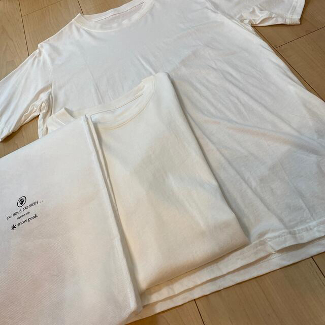 【ほぼ新品】スノーピーク　Pack T-shirt L 白 2枚1組 シャツ