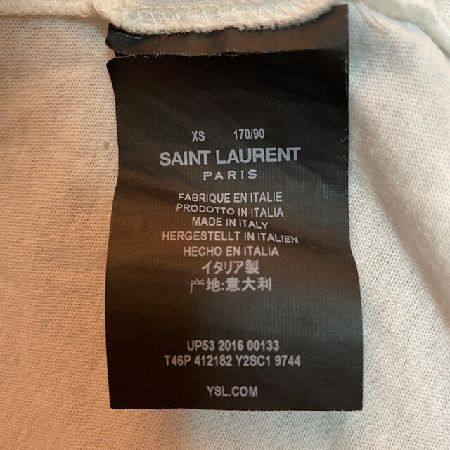 Saint Laurent(サンローラン)のSAINT LAURENT 16ss Tシャツ 最終値下げ メンズのトップス(Tシャツ/カットソー(半袖/袖なし))の商品写真