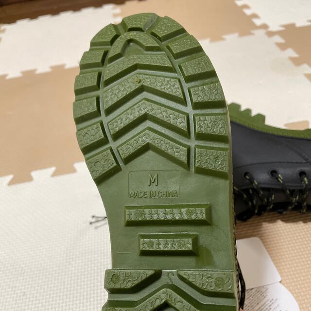 WALKMAN(ウォークマン)のワークマン防水シューズ　クロ/グリーン レディースの靴/シューズ(レインブーツ/長靴)の商品写真