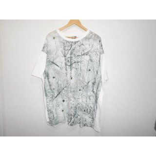 01074● FACETASM Ｔシャツ ホワイト カットソー ファセッタズム(Tシャツ/カットソー(半袖/袖なし))