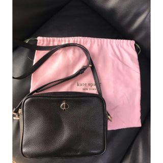 ケイトスペードニューヨーク(kate spade new york)のkate spade ポリーミディアムカメラバッグ　ブラック(ショルダーバッグ)