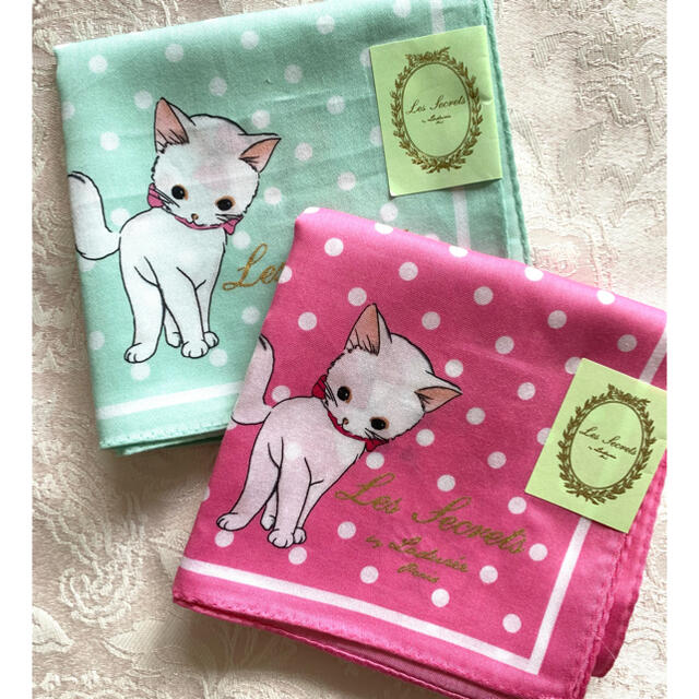 LADUREE(ラデュレ)のJEWELさま専用です。　ピンク1枚 レディースのファッション小物(ハンカチ)の商品写真