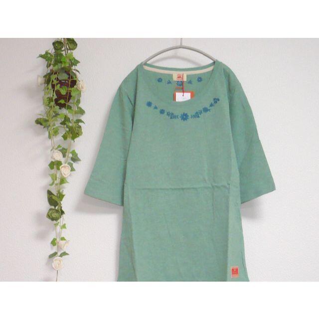 KRIFF MAYER(クリフメイヤー)の新品/クリフメイヤーKRIFFMAYER○小花刺繍が可愛いカットソーTシャツ レディースのトップス(Tシャツ(半袖/袖なし))の商品写真