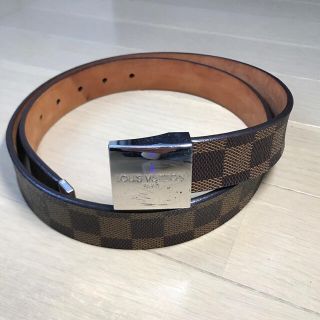 ルイヴィトン(LOUIS VUITTON)のルイヴィトン　ダミエ  ベルト　サンチュール　90cm(ベルト)