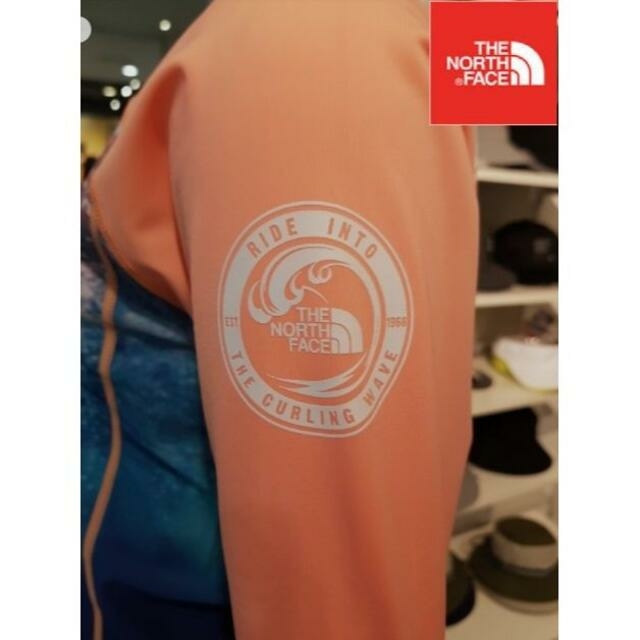 THE NORTH FACE(ザノースフェイス)のSALE❗ ノースフェイス ラッシュガード レディース オレンジ/S K131E レディースのトップス(Tシャツ(長袖/七分))の商品写真