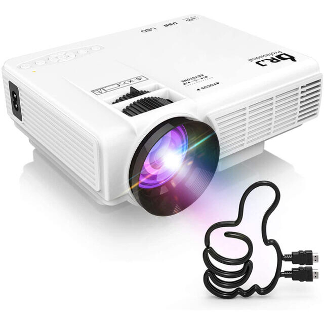LEDプロジェクター 3600lm 1080P フルHD対応 スマホ/家電/カメラのテレビ/映像機器(プロジェクター)の商品写真