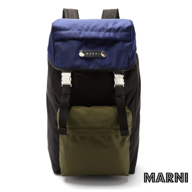 Marni - マルニ MARNI カラーブラック ナイロンバックパック新品の通販