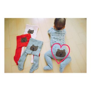 babyGAP - baby gap くまさんタイツ リブの通販 by きーShop|ベビー