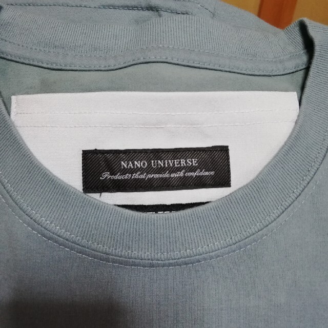 nano・universe(ナノユニバース)のnano･universe(ナノ・ユニバース)クルーネックビッグＴシャツ／半袖 メンズのトップス(Tシャツ/カットソー(半袖/袖なし))の商品写真