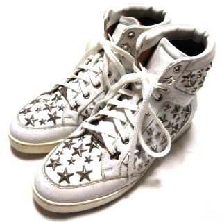 ジミーチュウ(JIMMY CHOO)のJIMMY CHOO  レザースニーカー  スタッズ  36(スニーカー)