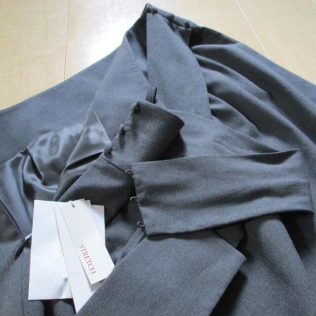 ef-de(エフデ)の新品 エフデ ef-de グレー スカート 15 大きいサイズ 秋 レディースのスカート(ひざ丈スカート)の商品写真