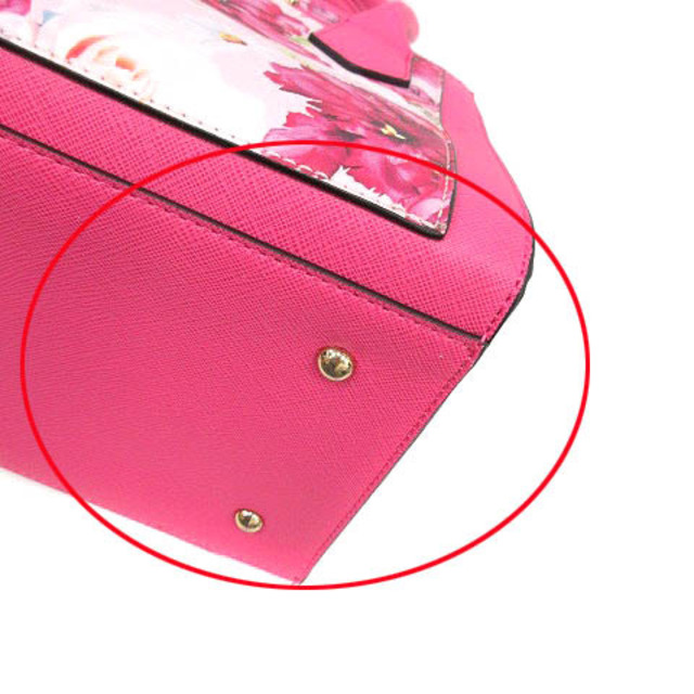 EmiriaWiz(エミリアウィズ)のエミリアウィズ ハンドバッグ トートバッグ スクエア レザー ピンク レディースのバッグ(トートバッグ)の商品写真