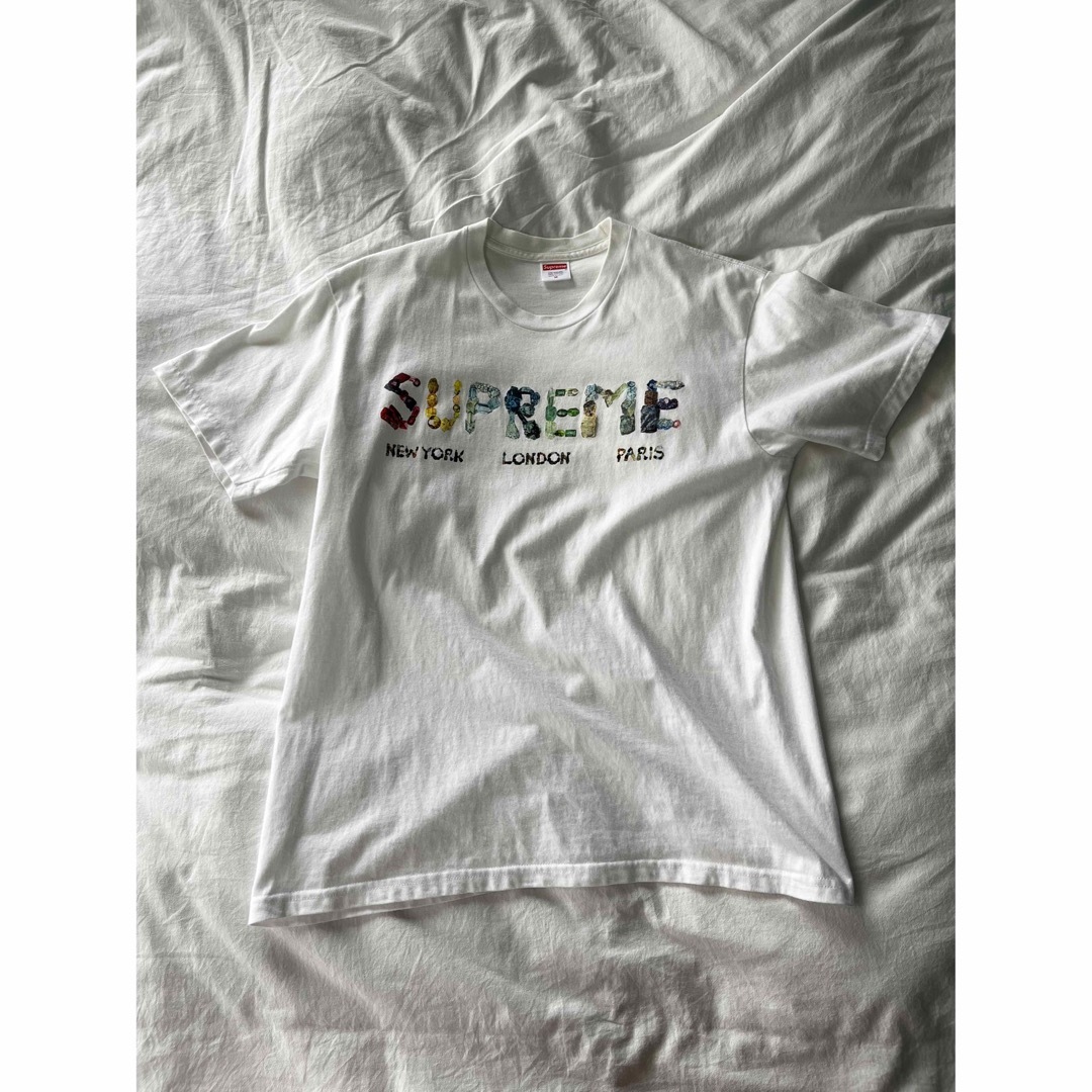 Supreme Rocks Tee 18SS 白 L ホワイト