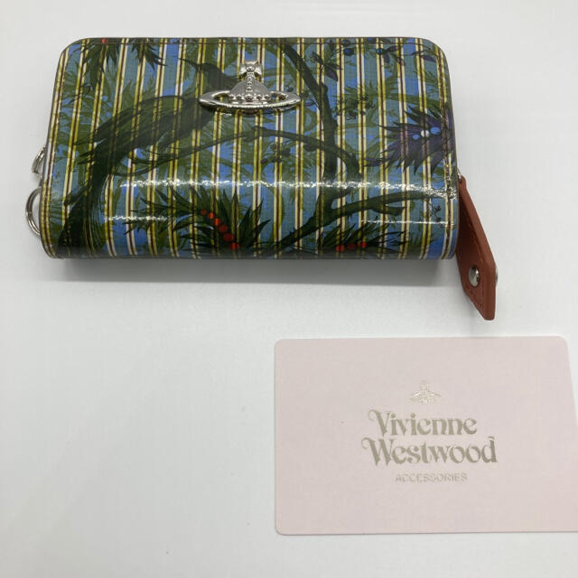 Vivienne Westwood(ヴィヴィアンウエストウッド)の【送料無料】Vivienneヴィヴィアンキーケース小銭入れ鳥バード柄オーブロゴ レディースのファッション小物(キーケース)の商品写真