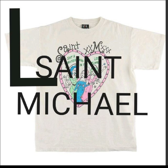 SAINT MICHAEL Mxxxxxx HEART Tシャツ セントマイケルTシャツ/カットソー(半袖/袖なし)