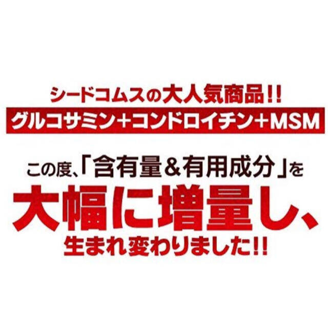 ロコモアの代替に グルコサミン＆コンドロイチン＆MSM 約3ヵ月分 コスメ/美容のコスメ/美容 その他(その他)の商品写真