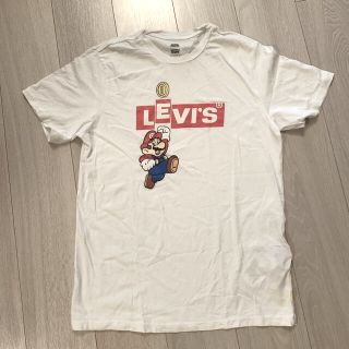 リーバイス(Levi's)の【セール】LEVI’SマリオコラボTシャツ　白　ホワイト　ユニセックス(Tシャツ/カットソー(半袖/袖なし))