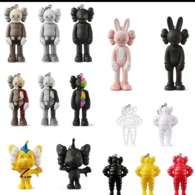 kaws tokyo first keyholder 全15種類 - キーホルダー