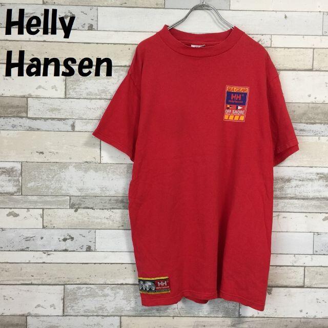 HELLY HANSEN(ヘリーハンセン)の【人気】ヘリー ハンセン USA製 胸元プリント Tシャツ SEA GEAR L メンズのトップス(Tシャツ/カットソー(半袖/袖なし))の商品写真