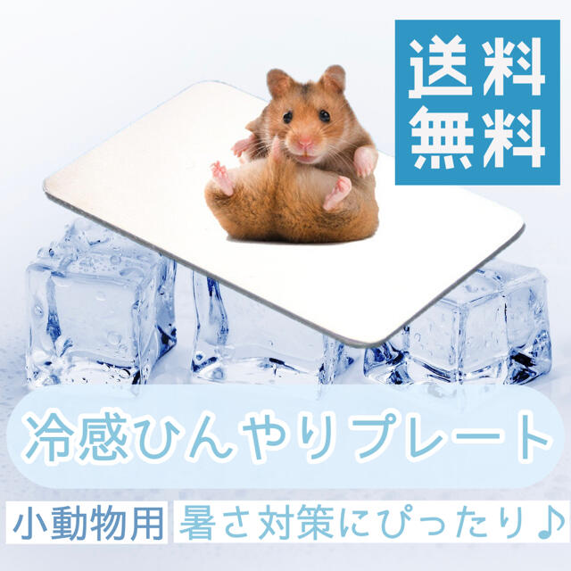 買取り実績 涼感 マット アルミプレート ハムスター 小動物 洗える 10×6㎝ 暑さ対策