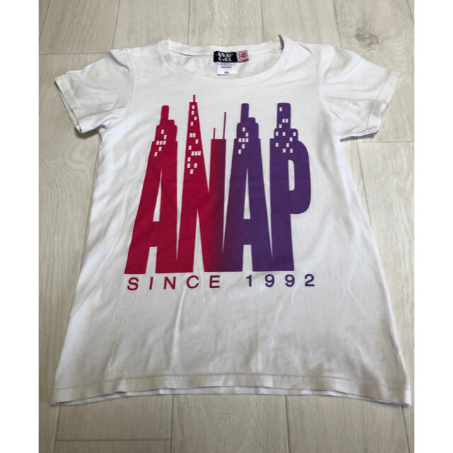 ANAP Kids(アナップキッズ)の【訳あり】お買得 ANAP アナップ 夏物 tシャツ  早い者勝ち キッズ/ベビー/マタニティのキッズ服女の子用(90cm~)(Tシャツ/カットソー)の商品写真