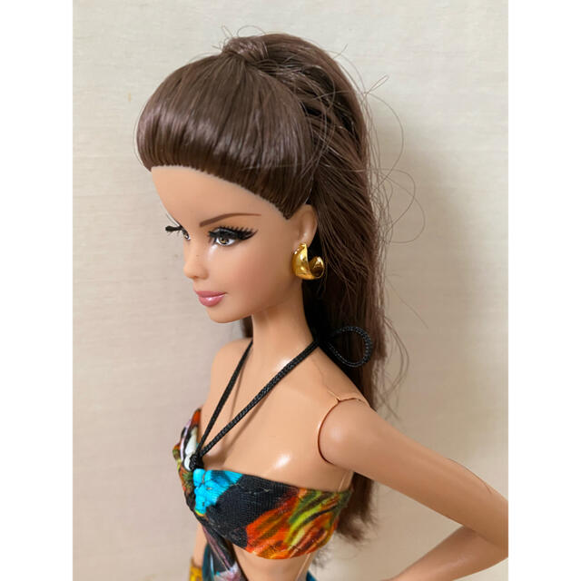 Barbie(バービー)のバービー本体と海外作家様水着セット ハンドメイドのぬいぐるみ/人形(人形)の商品写真