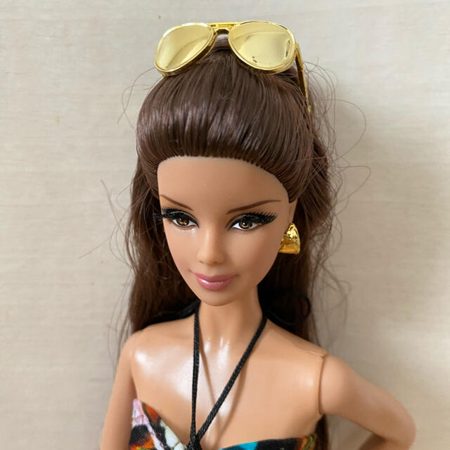 Barbie(バービー)のバービー本体と海外作家様水着セット ハンドメイドのぬいぐるみ/人形(人形)の商品写真