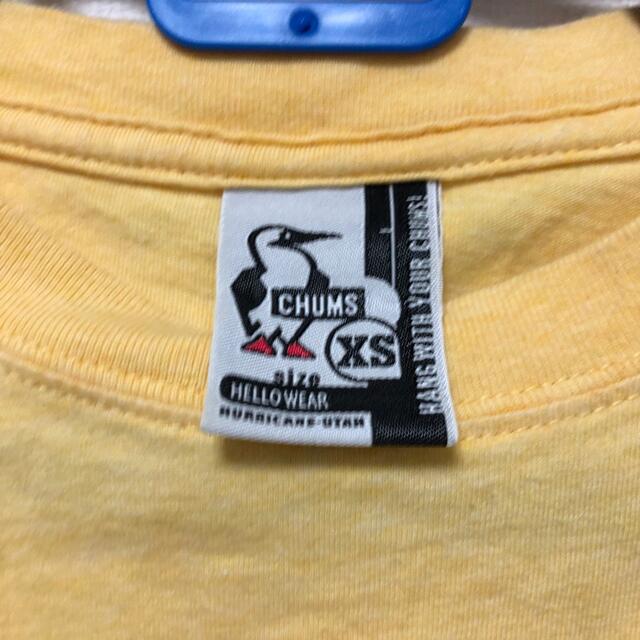 CHUMS(チャムス)のCHUMS レディース　Tシャツ　イエロー レディースのトップス(Tシャツ(半袖/袖なし))の商品写真