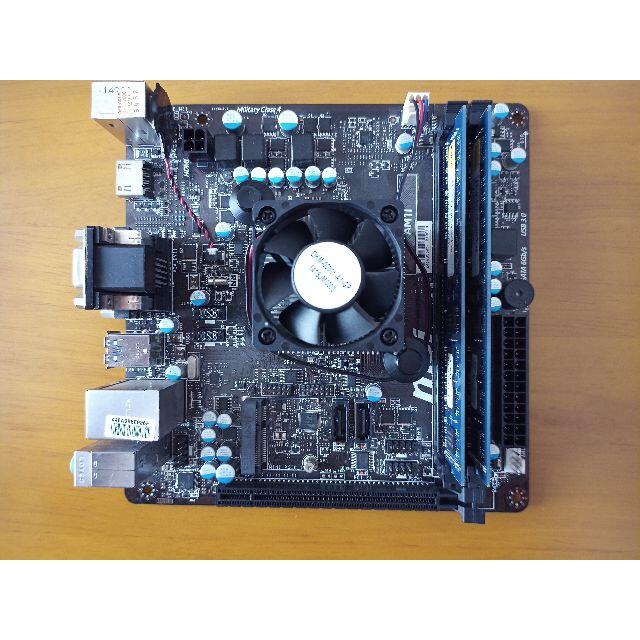 Athlon 5350 + MSI AM1I Socket AM1 + 8GB4GBx2