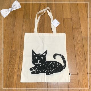 フライングタイガーコペンハーゲン(Flying Tiger Copenhagen)のフライングタイガー / トートバッグ ねこ(トートバッグ)