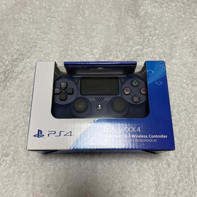 新品未開封　PS4  純正コントローラー　ミッドナイトブルーPS5