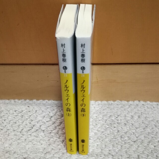 講談社(コウダンシャ)のノルウェイの森 　文庫本　上、下　2冊セット　ノルウェーの森 エンタメ/ホビーの本(その他)の商品写真