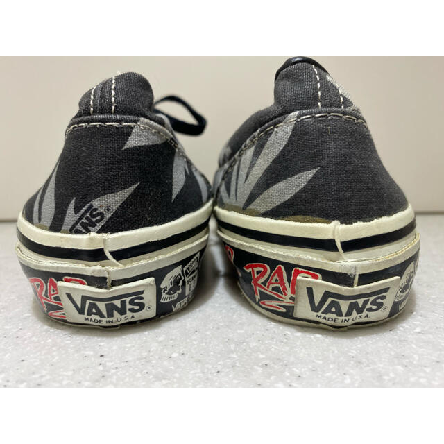 VANS(ヴァンズ)の80s USA製 VANS ERA ガンジャ マリファナ柄 サイドテープ US7 メンズの靴/シューズ(スニーカー)の商品写真