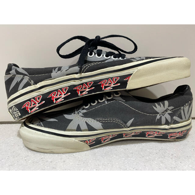 80s USA製 VANS ERA ガンジャ マリファナ柄 サイドテープ US7