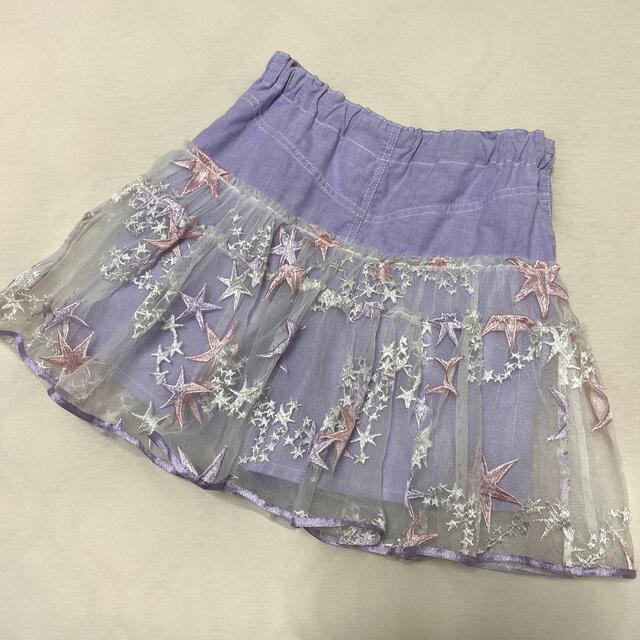 ANNA SUI mini(アナスイミニ)のANNA SUI miniスカパン140 キッズ/ベビー/マタニティのキッズ服女の子用(90cm~)(スカート)の商品写真