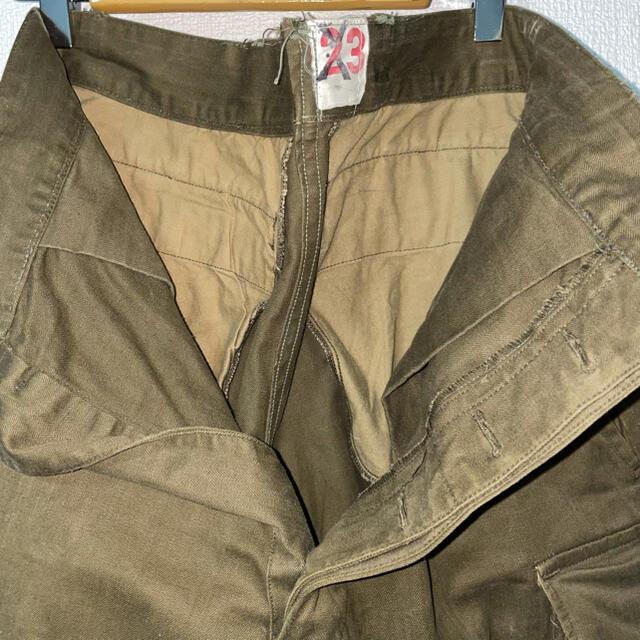 Maison Martin Margiela(マルタンマルジェラ)のM-47  French Cargo Pants 60’s後期 size23 メンズのパンツ(ワークパンツ/カーゴパンツ)の商品写真