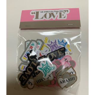 アラシ(嵐)の嵐　LOVEグッズ　シール(アイドルグッズ)