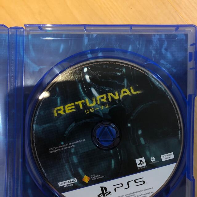 【特定つき】Returnal（リターナル） PS5 エンタメ/ホビーのゲームソフト/ゲーム機本体(家庭用ゲームソフト)の商品写真