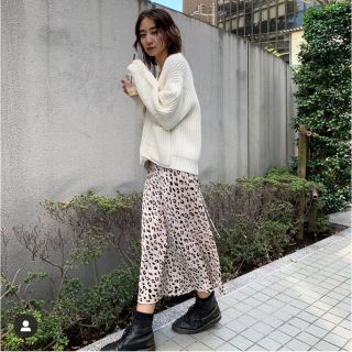 マウジー(moussy)のレオパード　ワンピース(ロングワンピース/マキシワンピース)