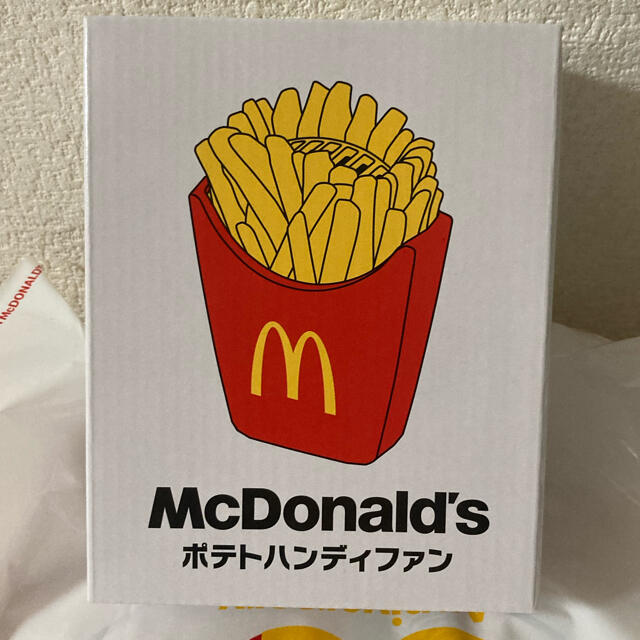 マクドナルド(マクドナルド)のポテトハンディファン スマホ/家電/カメラの冷暖房/空調(扇風機)の商品写真