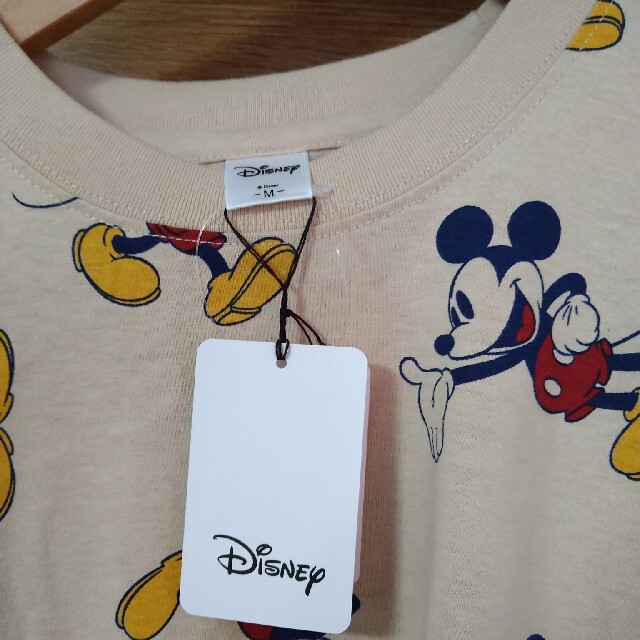 Disney(ディズニー)のレア柄　ミッキー　Tシャツ 総柄　新品タグ付き　ディズニー メンズのトップス(シャツ)の商品写真